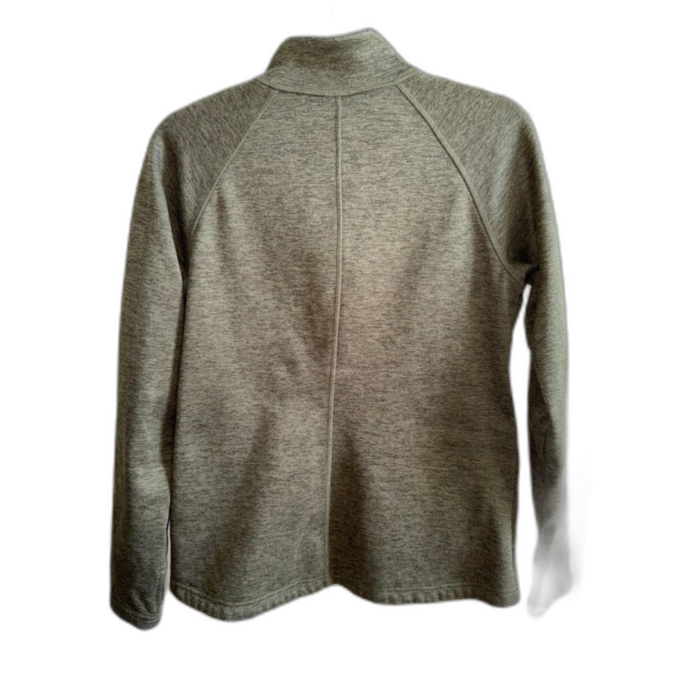 The North Face Women's Agave Full Zip Fleece Jacket Green Heathered Size M - Picture 4 of 7